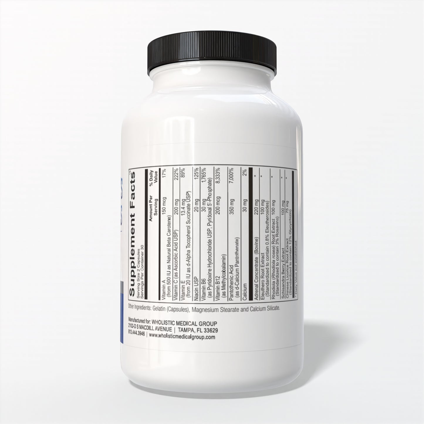 Adrenal Advance Supplement Facts