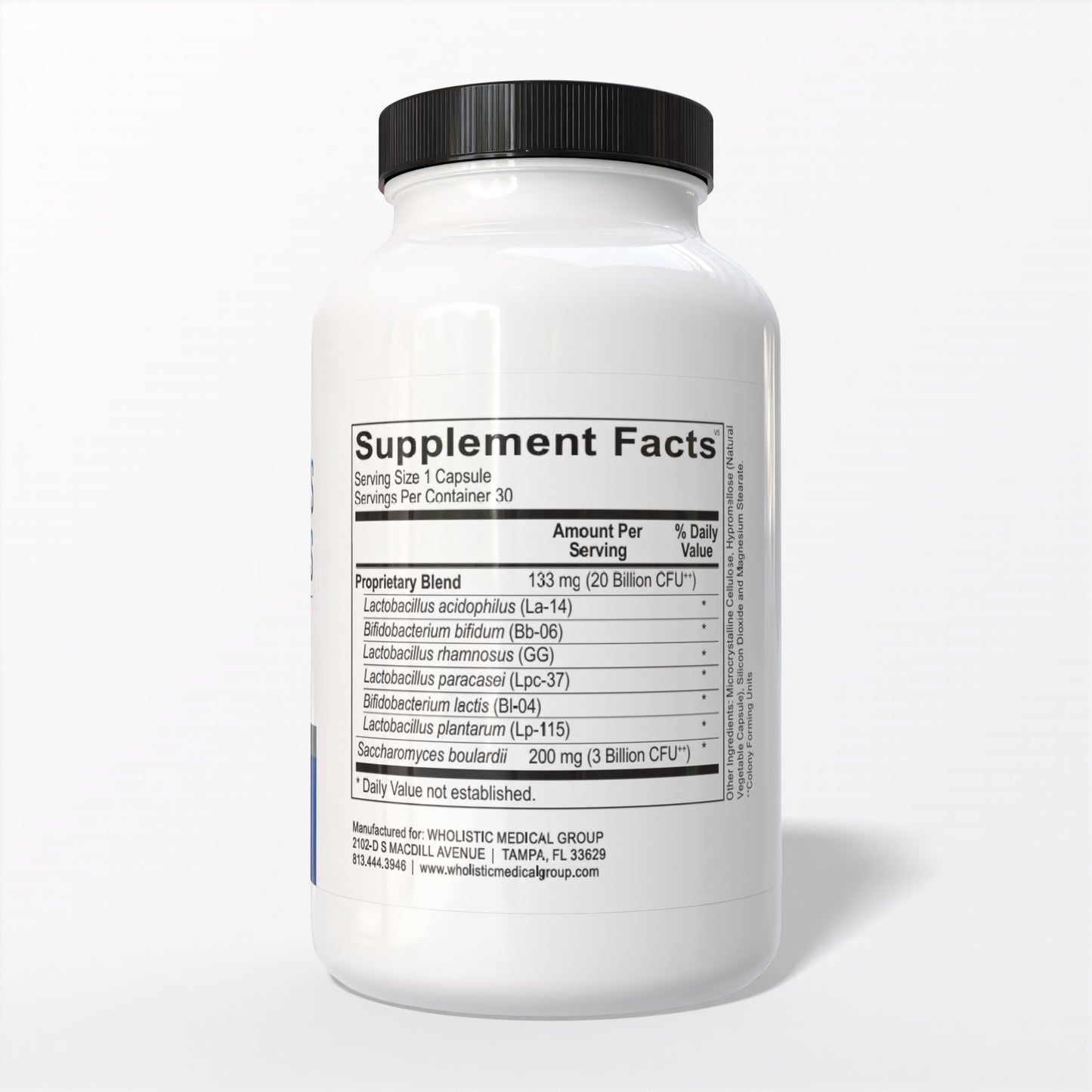 Pro Supreme Supplement Facts